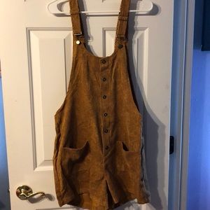 Shein corduroy romper